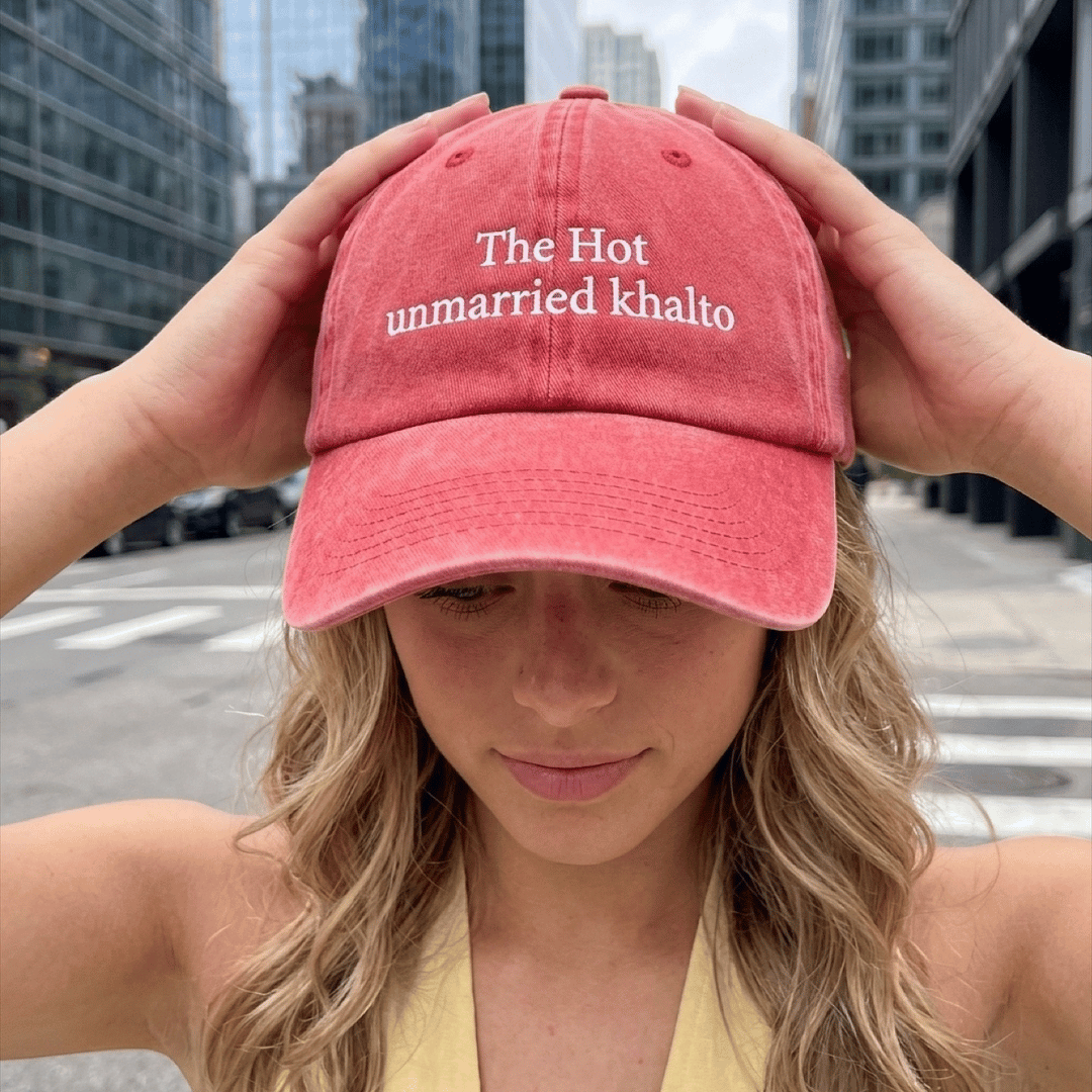 Maktoub Wear cap worn on the beach